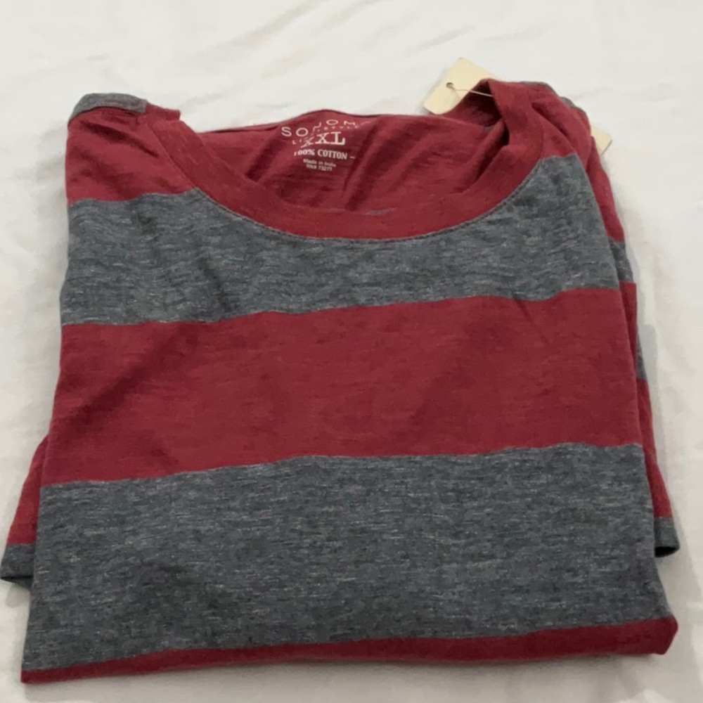 Sonoma Textured Rugby Striped Shirt